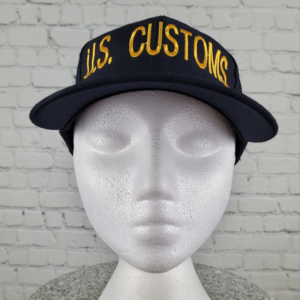 US CUSTOMS | embroidered adjustable cap hat